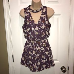 LUSH Boutique Floral Romper
